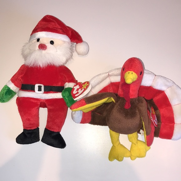 Set of 4 holiday Ty Beanie Babies - Picture 6 of 9